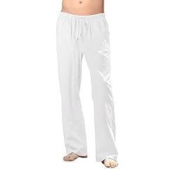 Mens linen trousers for sale  Delivered anywhere in UK