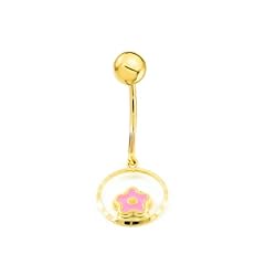Piercing jaune nombril d'occasion  Livré partout en France