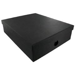 Paperchase Black A4 Stationery & Storage Box with Lid, for sale  Delivered anywhere in UK