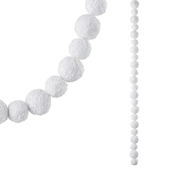 Snowball christmas garland for sale  Delivered anywhere in USA 
