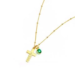 Custom cross birthstone for sale  Delivered anywhere in USA 