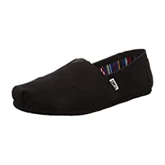 Used, TOMS Women's Classic Alpargata Slip-On Shoe Black Canvas for sale  Delivered anywhere in USA 
