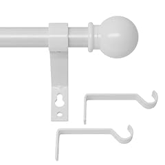 White curtain rods for sale  Delivered anywhere in USA 