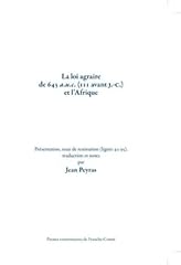Loi agraire 643 d'occasion  Livré partout en France