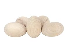 Wooden eggs solid for sale  Delivered anywhere in UK