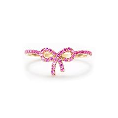Pink bow ring for sale  Delivered anywhere in USA 