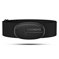 COOSPO H6 Banda de Frecuencia Cardiaca Bluetooth 4.0 Ant+ Monitor Sensor de Frecuencia Cardíaca Compatible con CoospoRide, Wahoo, Adidas Run, Rouvy, Pulsoid, usado segunda mano  Se entrega en toda España 