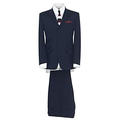 Mens suit navy for sale  Delivered anywhere in UK