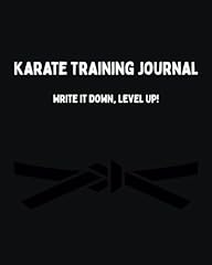 Karate training journal for sale  Delivered anywhere in USA 