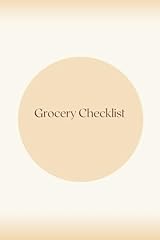 Grocery checklist simple usato  Spedito ovunque in Italia 