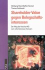 Sharholder value belegschaftsi gebraucht kaufen  Wird an jeden Ort in Deutschland