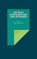 édits expulsion juifs d'occasion  Livré partout en France