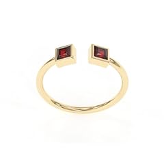 Garnet rings 18k for sale  Delivered anywhere in USA 