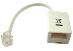 Rj11 telephone adapter for sale  Delivered anywhere in UK