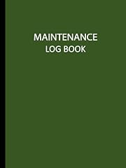Maintenance log book for sale  Delivered anywhere in UK