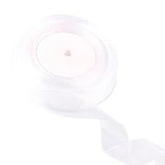 25mm white organza for sale  Delivered anywhere in UK