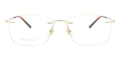 Gucci GG 0399O 002 Light Gold Metal Rimless Eyeglasses, used for sale  Delivered anywhere in USA 