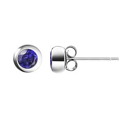 Iolite gemstone stud for sale  Delivered anywhere in UK