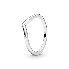Pandora Timeless Women's Sterling Silver Polished Wishbone for sale  Delivered anywhere in UK