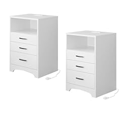 White nightstand set for sale  Delivered anywhere in USA 