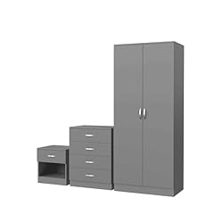 Nera grey bedroom for sale  Delivered anywhere in UK