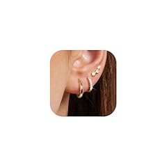 Small gold hoop for sale  Delivered anywhere in USA 