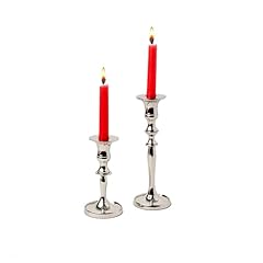 Silver metal candle for sale  Delivered anywhere in USA 