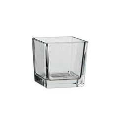 Vaso vetro quadrato usato  Spedito ovunque in Italia 