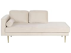 Chaiselongue samt beige gebraucht kaufen  Wird an jeden Ort in Deutschland