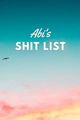 Abi shit list for sale  Delivered anywhere in Ireland