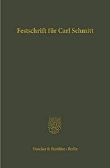 Festschrift carl schmitt gebraucht kaufen  Wird an jeden Ort in Deutschland