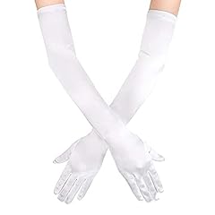 Long gloves satin for sale  Delivered anywhere in UK