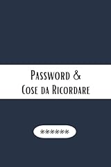 Password cose ricordare usato  Spedito ovunque in Italia 