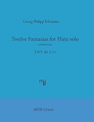 Telemann twelve fantasias for sale  Delivered anywhere in USA 