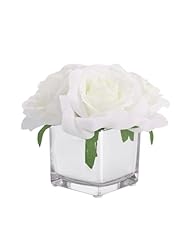 White roses mirror for sale  Delivered anywhere in UK