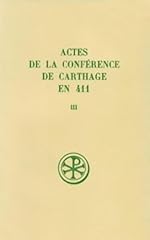 Actes conférence carthage d'occasion  Livré partout en Belgiqu