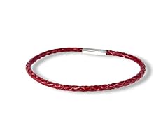 Bracciale pelle intrecciata usato  Spedito ovunque in Italia 