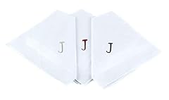 Monogrammed handkerchiefs men for sale  Delivered anywhere in USA 
