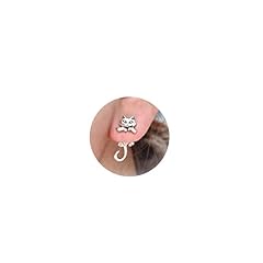 Cat earrings stud for sale  Delivered anywhere in USA 