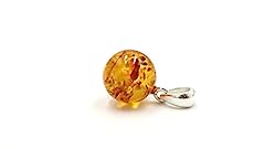 Amber round pearl for sale  Delivered anywhere in USA 