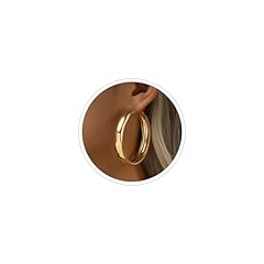 Large gold hoop for sale  Delivered anywhere in USA 