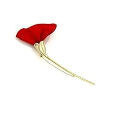 Poppy enamel brooch for sale  Delivered anywhere in UK