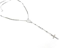 Collana rosario acciaio usato  Spedito ovunque in Italia 