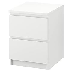 Gebraucht, Ikea MALM – Kommode mit 2 Schubladen, Weiß – 40 x 55 cm gebraucht kaufen  Wird an jeden Ort in Deutschland