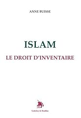 Islam droit inventaire d'occasion  Livré partout en France