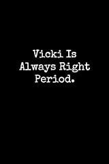 Vicki always right for sale  Delivered anywhere in UK