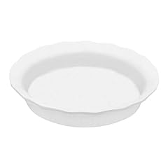 Pie plate white for sale  Delivered anywhere in USA 