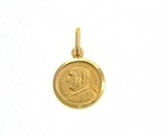 Ciondolo medaglia oro usato  Spedito ovunque in Italia 