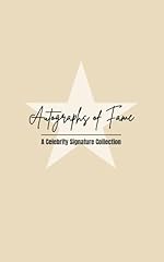Autographs fame celebrity for sale  Delivered anywhere in UK
