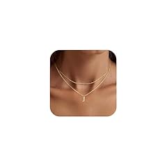 Gold initial necklaces for sale  Delivered anywhere in USA 